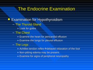 The Endocrine System 2.ppt
