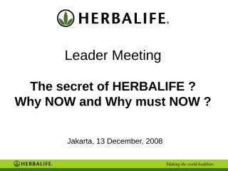 Leader Meeting Jakarta - 13 December, 2008.ppt