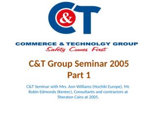 C&T Cover Seminar 2005 (Part 1).pptx