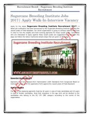 Sugarcane Breeding Institute Recruitment.pdf