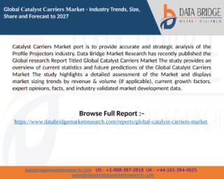 Catalyst Carriers Market.pptx