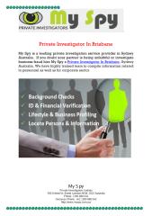 Private Investigator In Brisbane.pdf